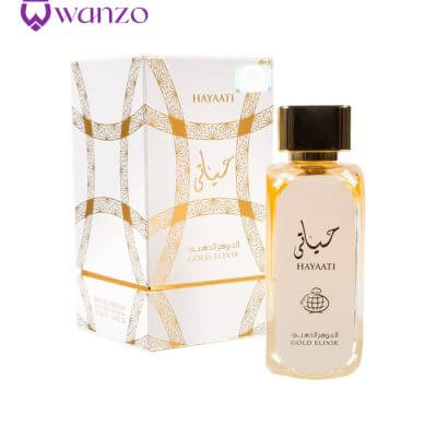 عطر فراگرنس ورد مدل حیاتی گلد الکسیر - مشابه رایحه ادکلن ارض الزعفران درهم