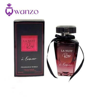عطر فراگرنس ورد مدل لا نویت رز ای لانور - مشابه رایحه ادکلن لانکوم لا نویت ترزور (ترسر) ای لا فولی