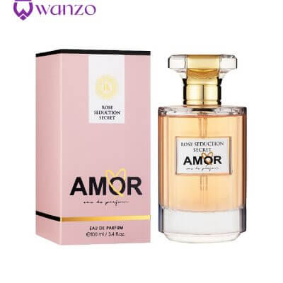 عطر فراگرنس ورد مدل رز سداکشن سکرت آمور - مشابه رایحه ادکلن ویکتوریا سکرت لاو