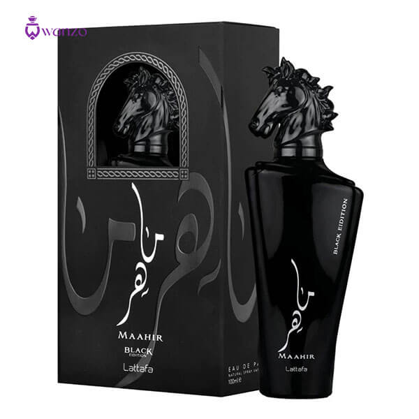 عطر ادکلن لطافه ماهر بلک ادیشن | وانزو پرفیوم عطر لطافه ماهر بلک ادیشن | Lattafa Maahir Black Edition 2