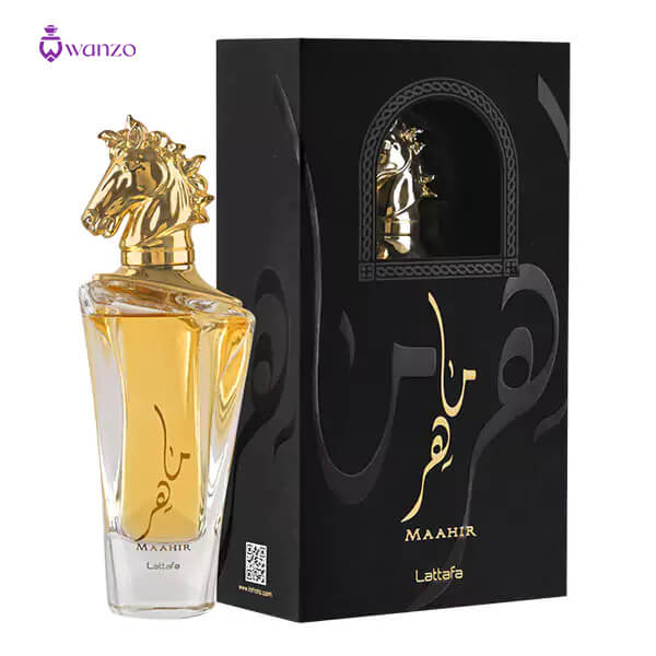 عطر ادکلن لطافه ماهر طلایی | وانزو پرفیوم عطر لطافه ماهر طلایی | Lattafa Maahir 2