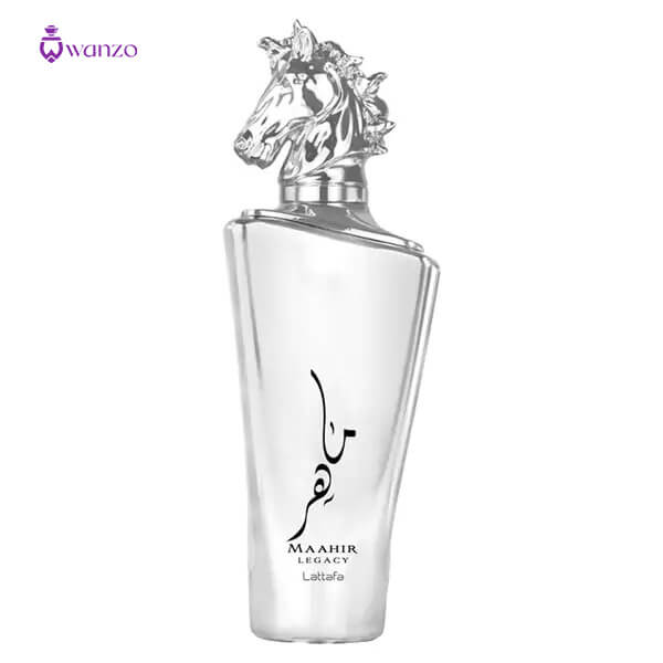 عطر ادکلن لطافه ماهر لگاسی نقره ای | وانزو پرفیوم عطر لطافه ماهر لگاسی نقره ای | Lattafa Maahir Legacy
